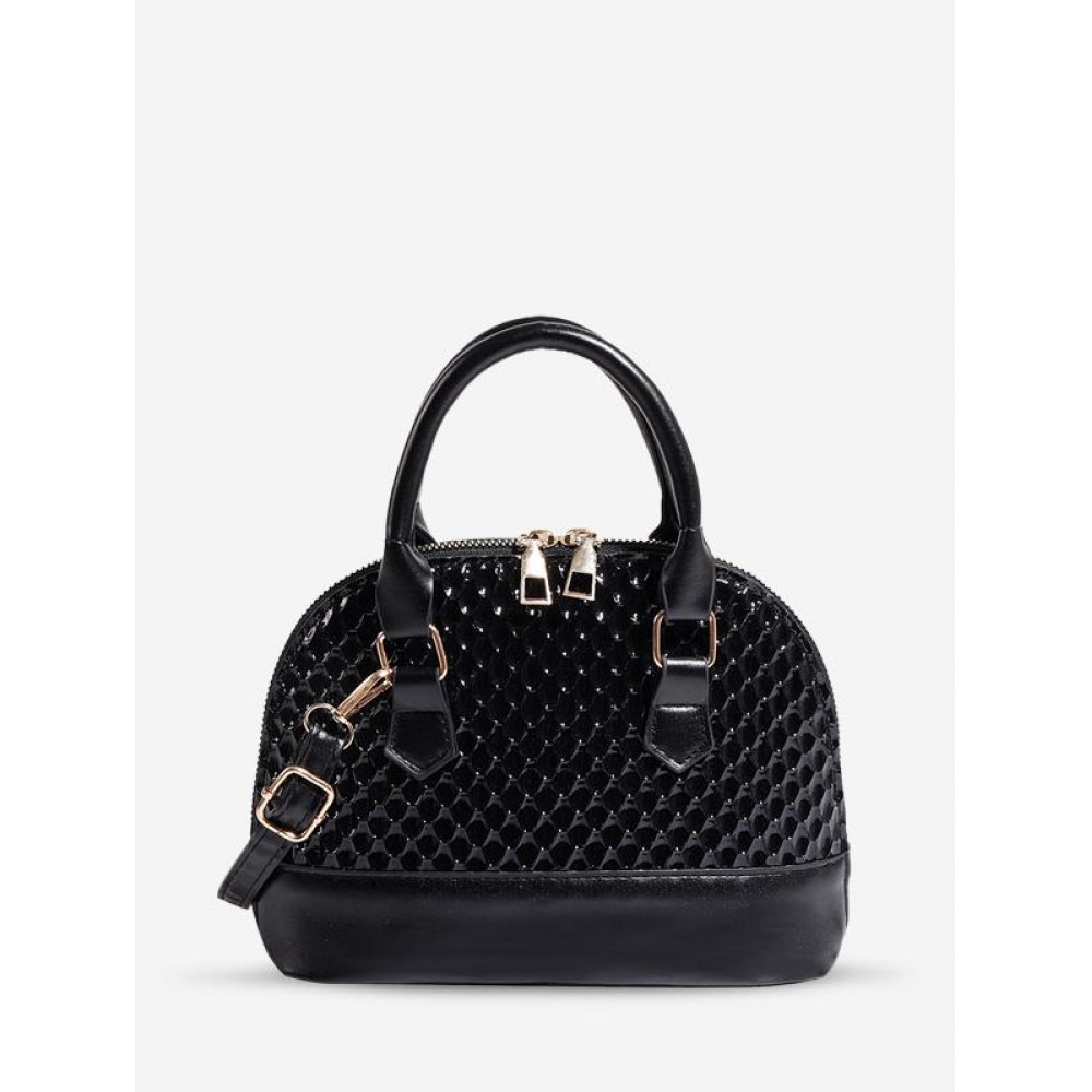 Women's Daily Fashion 3D Fish Scale Textured Shell Shape Shoulder Crossbody Bag Women's Daily Fashion 3D Fish Scale Textured Shell Shape Shoulder Crossbody Bag