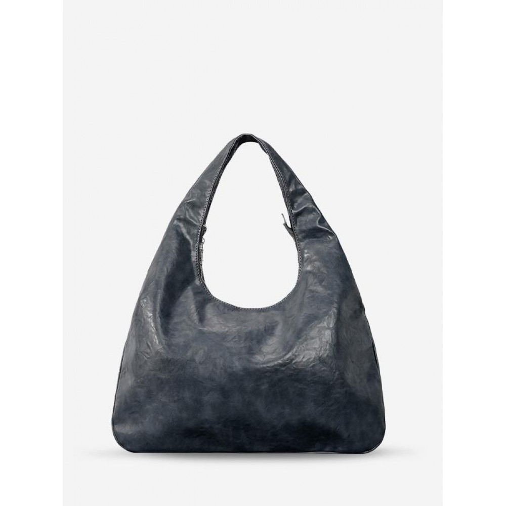 Women's Casual Solid Color Embossed Dumpling Tote Bag Women's Casual Solid Color Embossed Dumpling Tote Bag