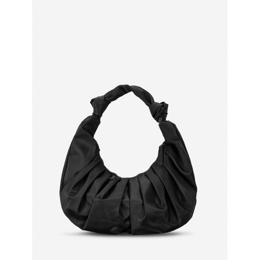 Ruched Knot Half Moon Shoulder Bag Ruched Knot Half Moon Shoulder Bag
